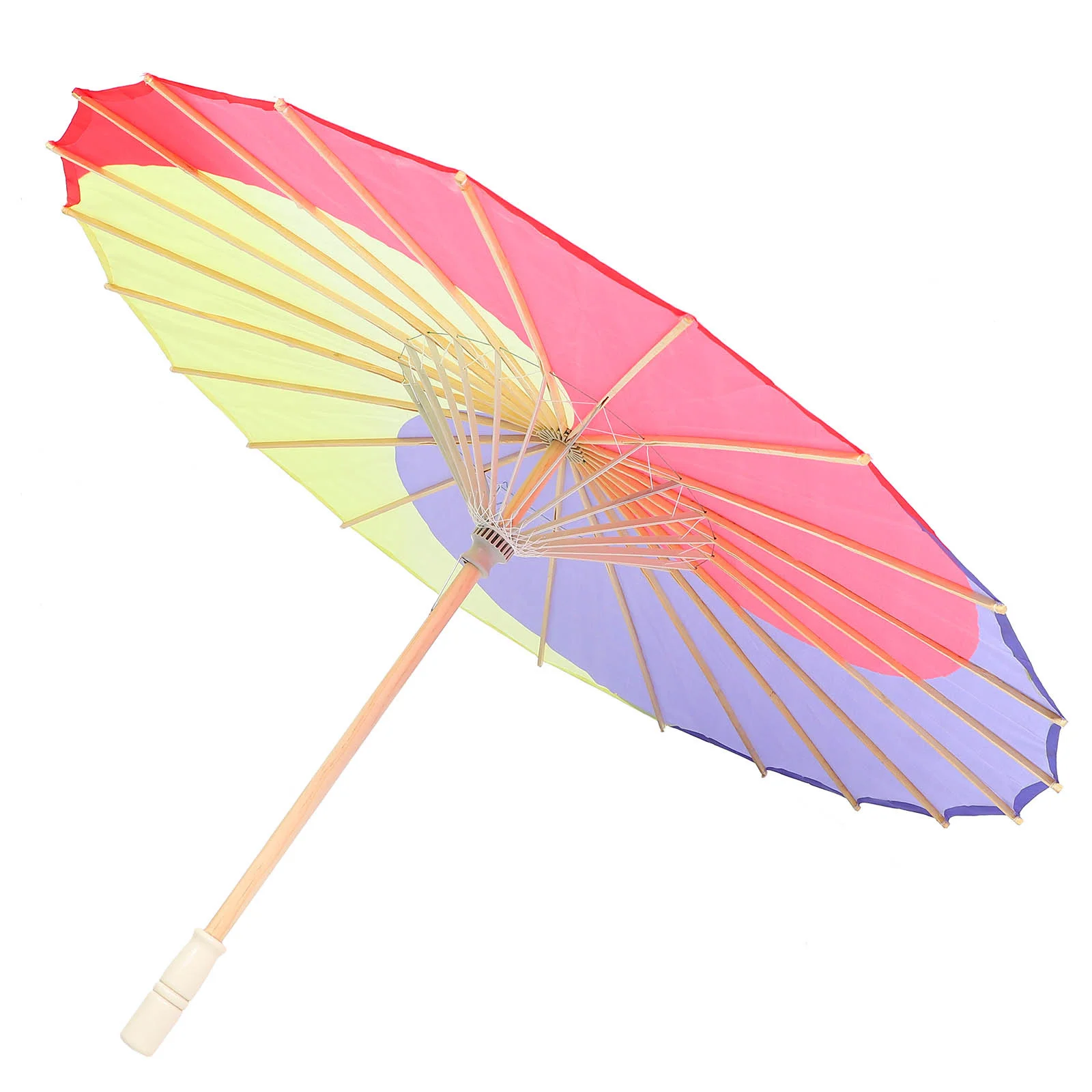 

Japanese Style Decorative Umbrella for Stage Performance Photography Prop Cloth Wood Material Durable Elegant Wedding Gift