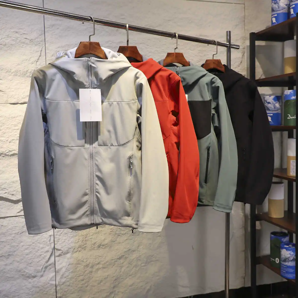 

Мужская утепленная флисом куртка Softshell GM Series, высококачественная водонепроницаемая, осенне-зимняя, молодежная, модная, с воротником-стойкой, на молнии