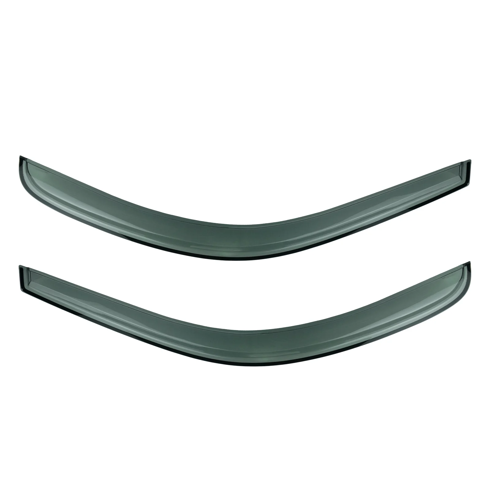 2pcs Front Window Wind Rain Sun Deflectors Protector Guard Sheet Tea Translucent For Fiat Ducato 250 2006+