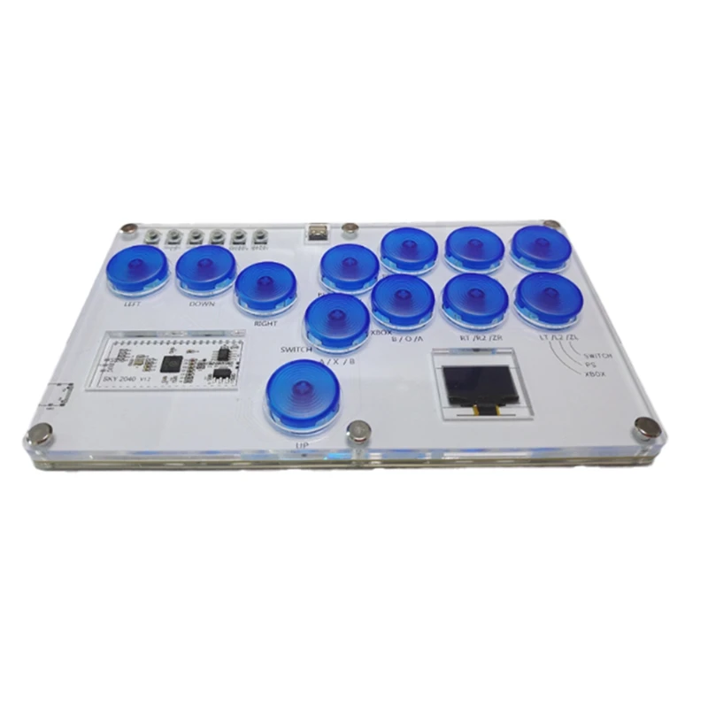 Arcade Joystick Hitbox Street Fighter Controller Fight Stick Game Controller Mechanical Button for PC/PS4/PS3/PC/Switch