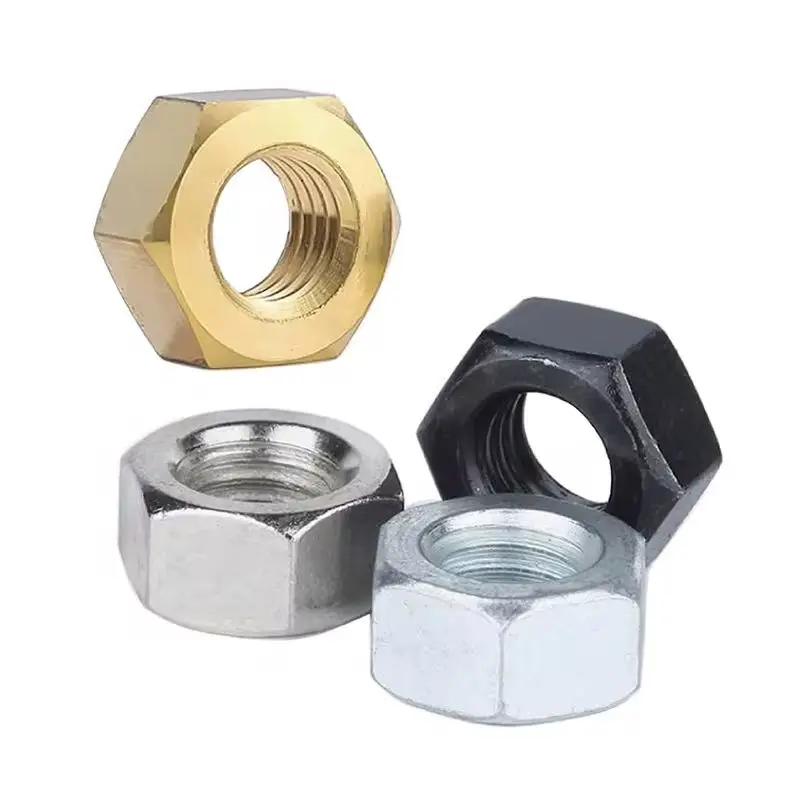 M7 Nuts Hex Hexagon Nickel Or Zinc Plated Or Stainless Steel 304 Or Brass