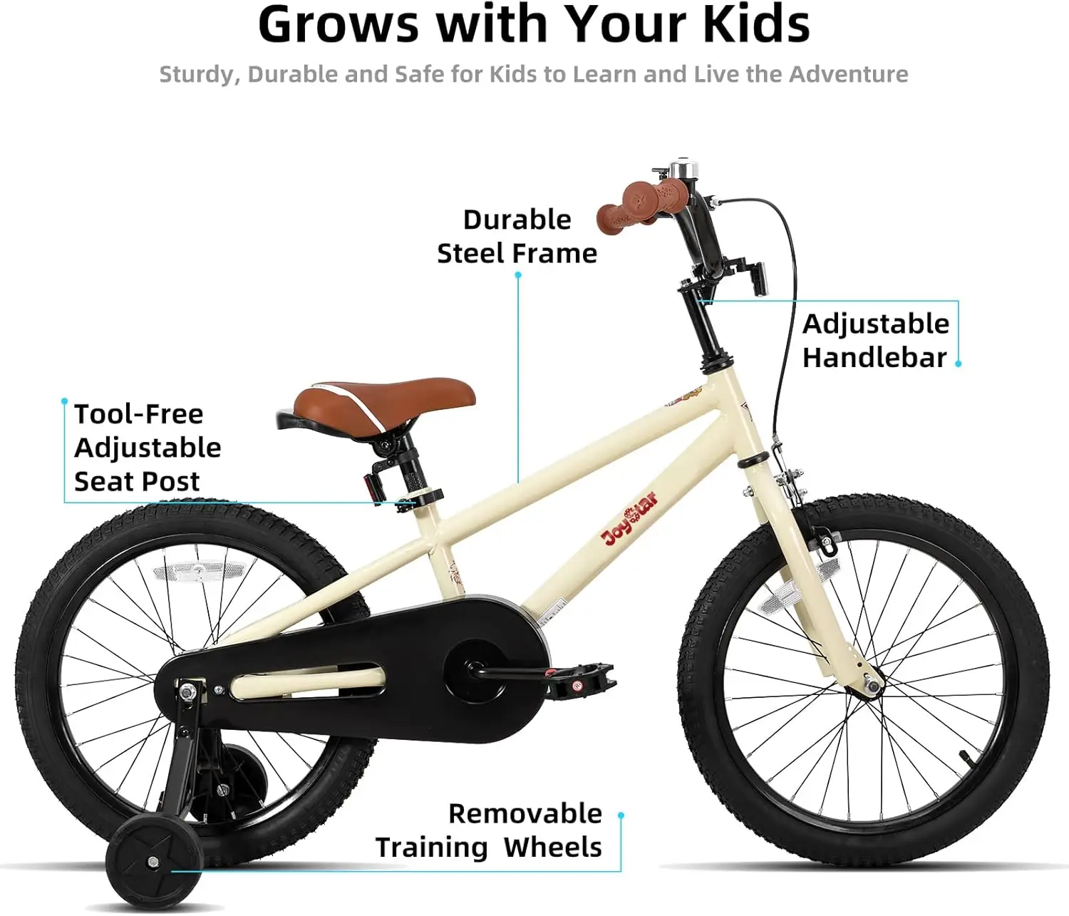 Rower dla dzieci dla chłopców w wieku od 2 do 12 lat, 12-20 Cal BMX dziecięce rowery z kołami treningowymi, rower dla dzieci dla dzieci