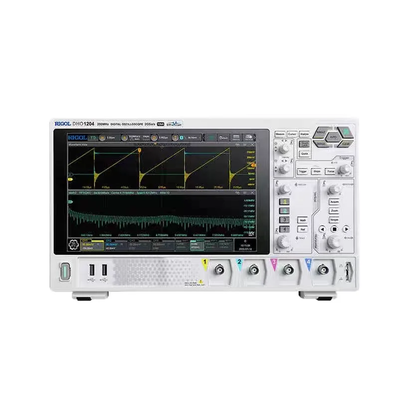 RIGOL DHO1072/DHO1074/DHO1102/DHO1104/DHO1202/DHO1204 - 2/4Channel 70/100/200 MHz Digital Oscilloscope 12 Bit 1GSa/sec 50MPts