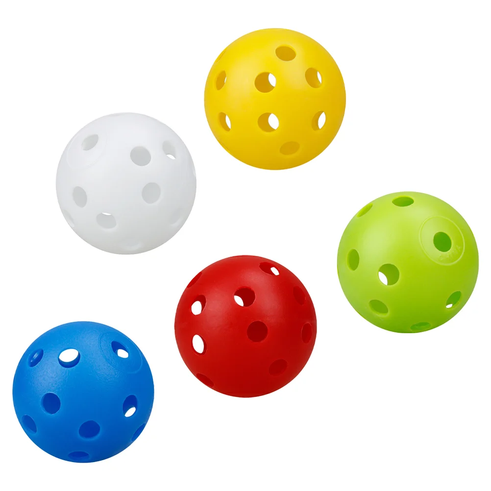 Pelota de práctica de Golf de 50 piezas, bolas de entrenamiento Florball, Softball para Golf, espuma hueca Multicolor