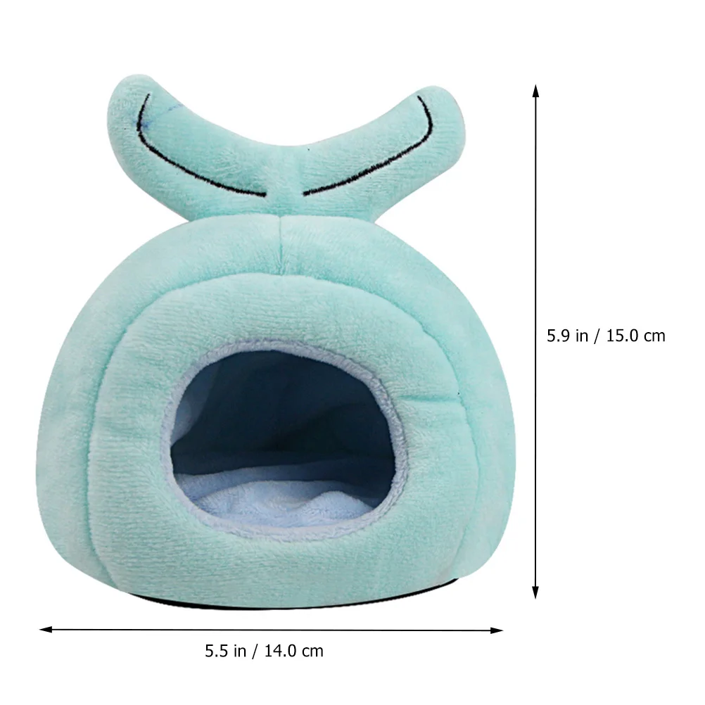 

Fleece Pet Cave Bed For Hamster Bed Hamster Rabbit Mice Warm Cozy Hideout Nest House Small Animal Cage Decor