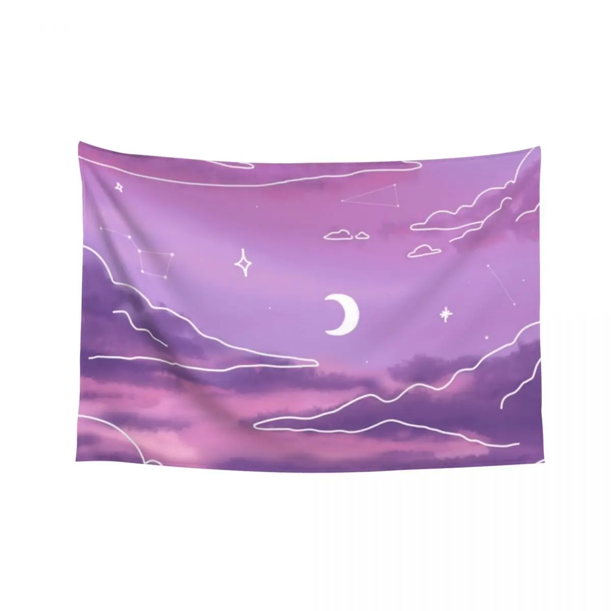 

Purple Sunset View Tapestry Decorations For Room Decoration Wall Wallpaper Bedroom Home Decoration Tapestry