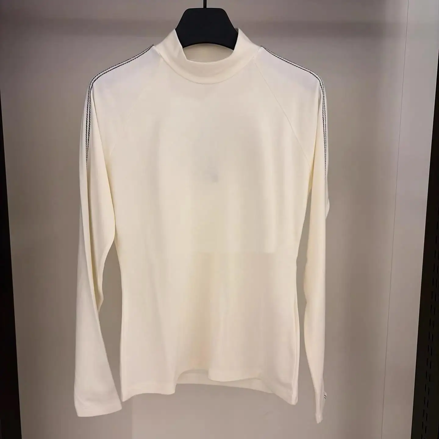 2026 Autumn Winter New Women Golf Long Sleeve Base Top Crew Neck Brushed Fleece Warm Golf Course Underwear