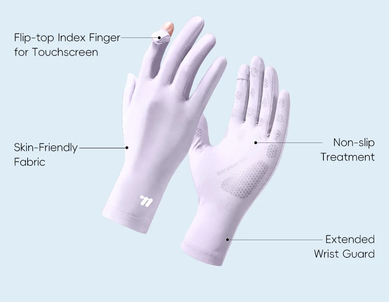 WEST BIKING Sonnenschutzhandschuhe für Damen, UPF 50+, Radfahren, Touchscreen, rutschfest, atmungsaktiv, Sommer, Sport, Fitness-Handschuhe für Damen – Detail 3