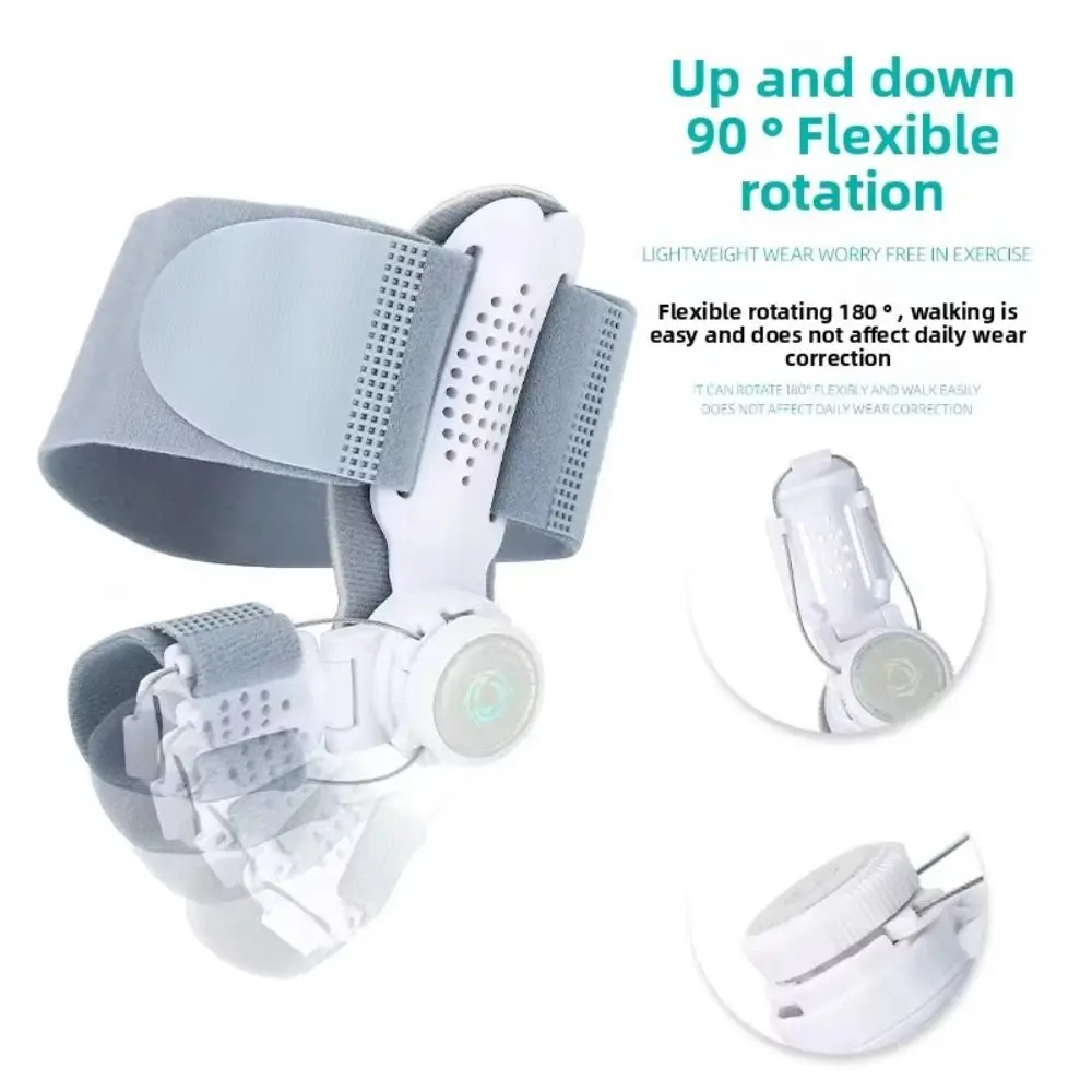 Rotatable Bunion Corrector Orthopedic Adjustable Strap Hallux Valgus Corrector Anti-slip Heel Toe Separator Left Right Feet