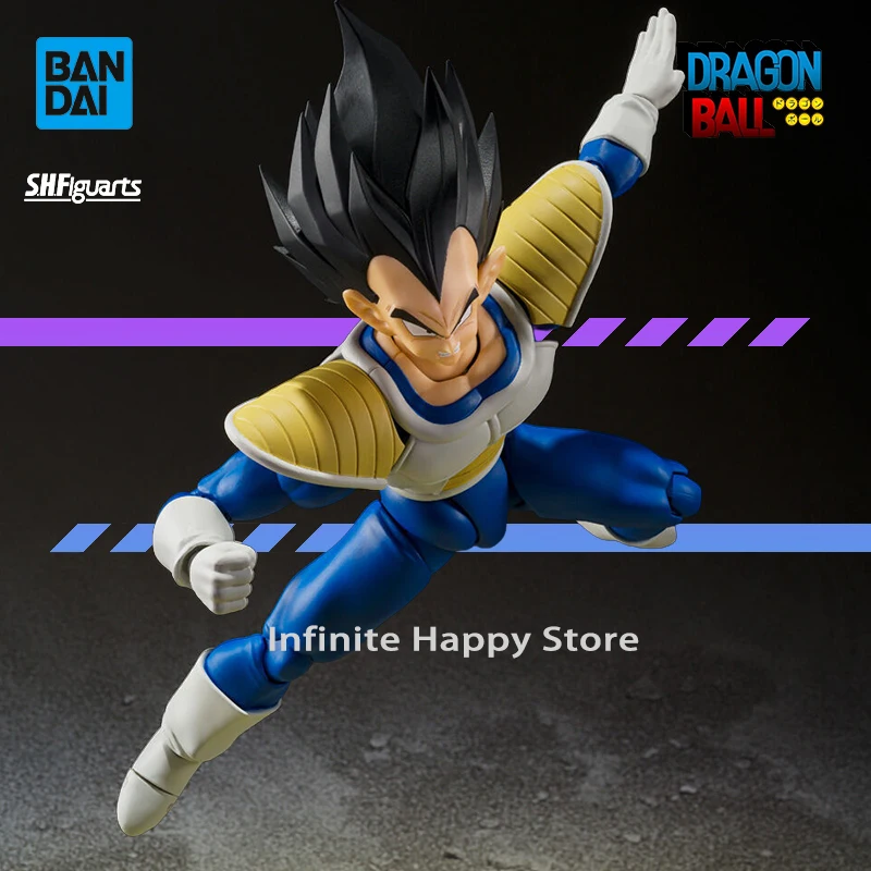 Original Genuine In Stock Bandai SHFiguarts Anime Dragon Ball Vegeta 24000 combat power Action Figure Collectible Boxed Model