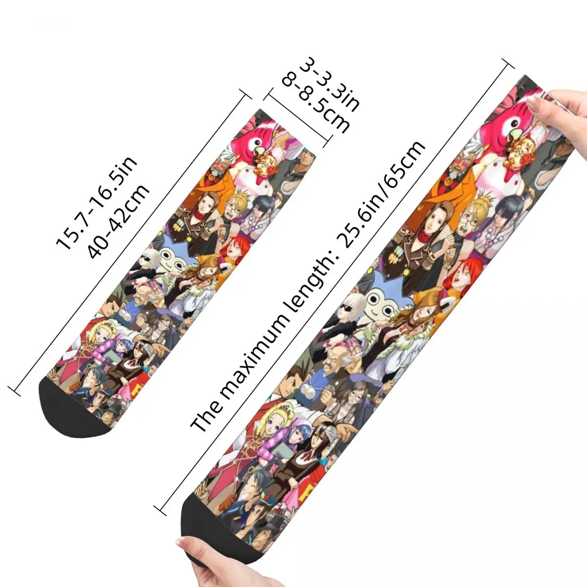 Ace Attorney-Calcetines Unisex para hombre y mujer, medias para adultos