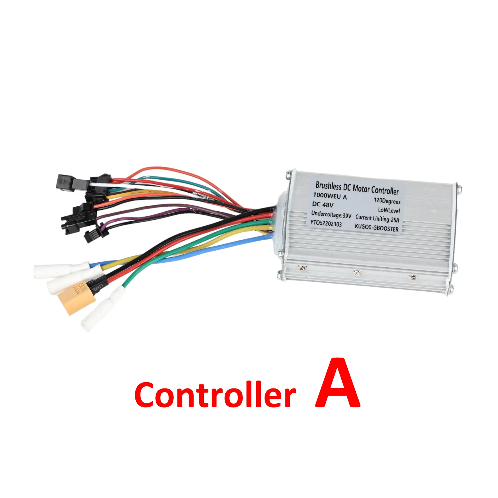 48V 25A 1000W Dual Controller for KUGOO G-Booster Electric Scooter LCD Dispaly Meter Dashboard Front Rear Motor Drive Parts