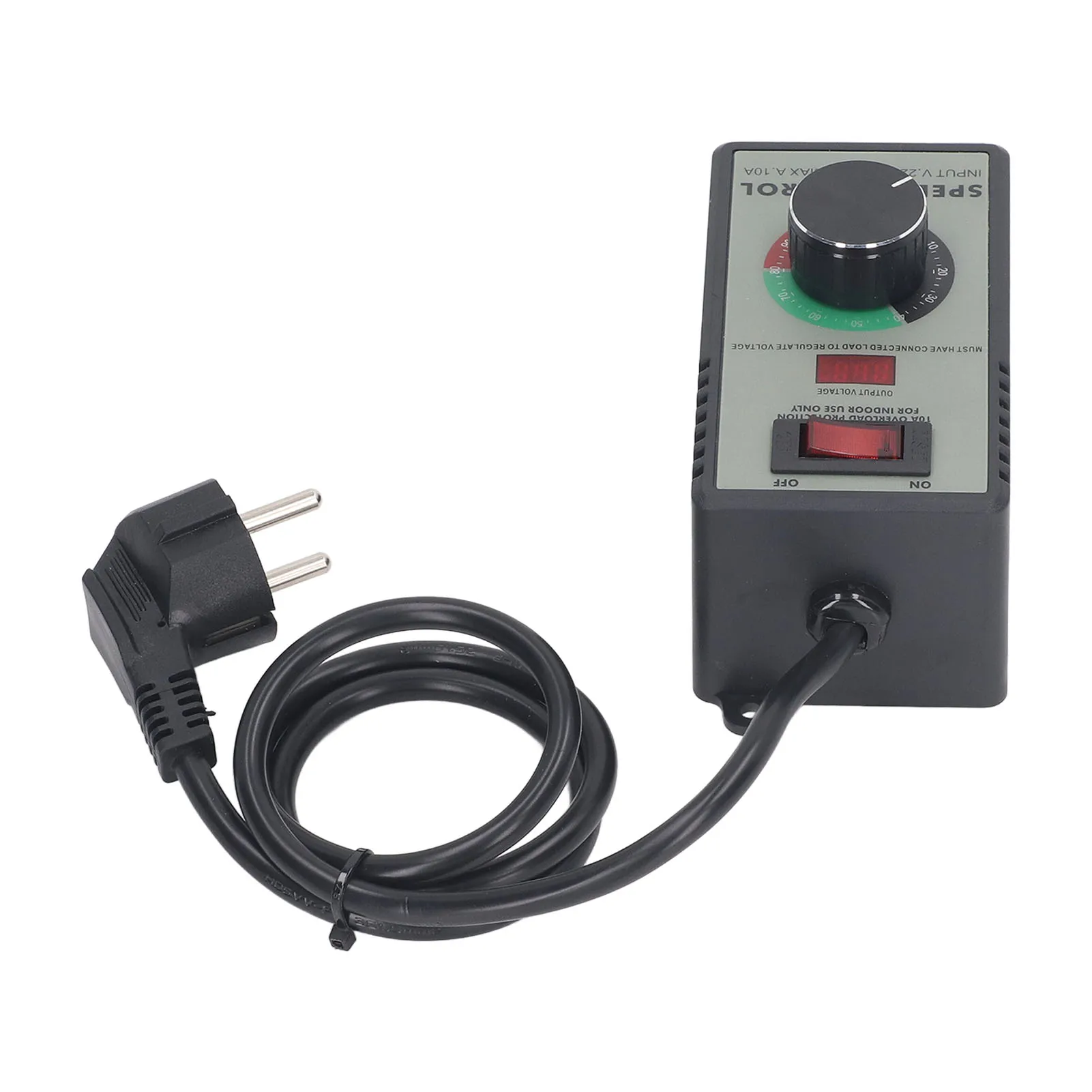 AC Motor Speed Controller Electric Fan Variable Speed Controller With 10A Universal Socket 4000W