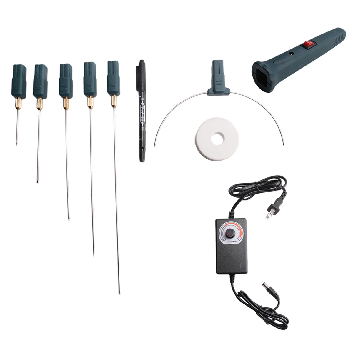 

Hot Wire Foam Cutter Kit with Temperature Controller,100-240V/24W Electric Cutting for Art Craft EVA Foam CarvingUS PlugJAS