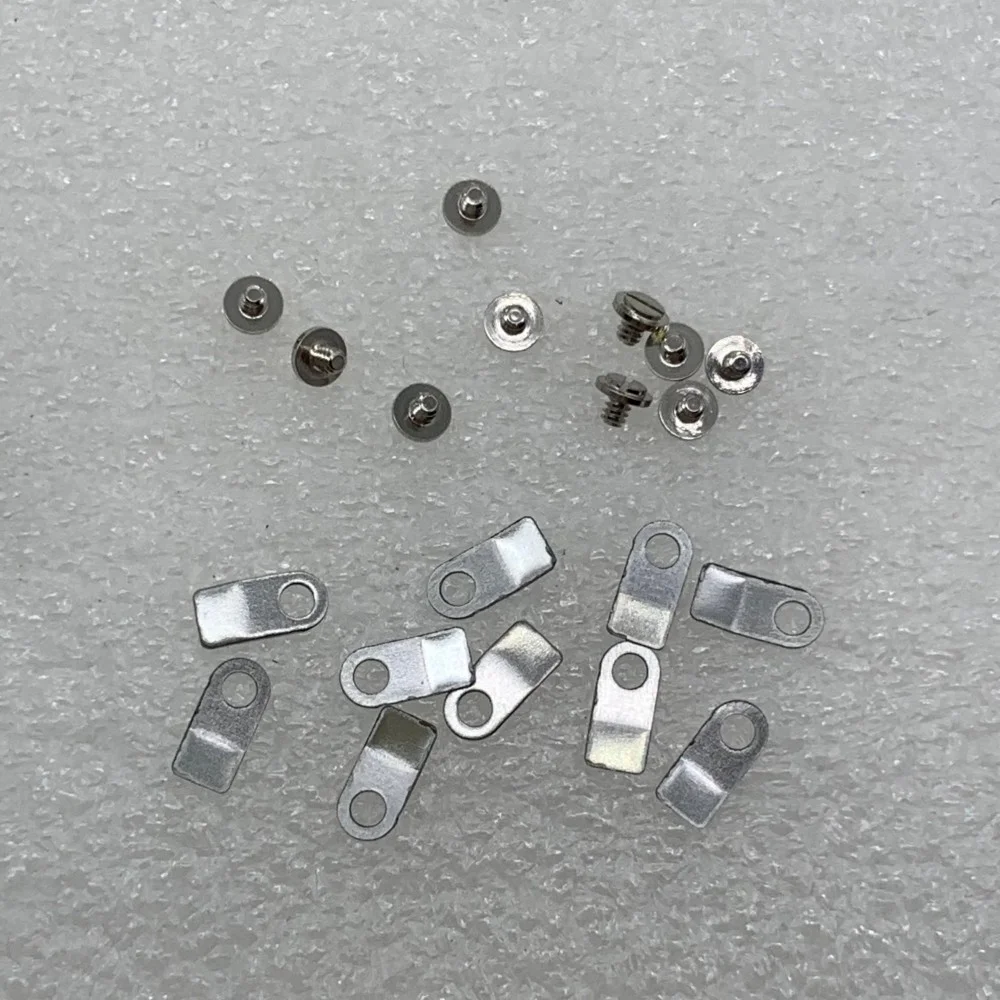 Watch Movement Accessories Fit NH35 NH36 Movement Fixing Screws  Locking Plates 10pcs Watch  Parts Fixed Screws Fixed Plates