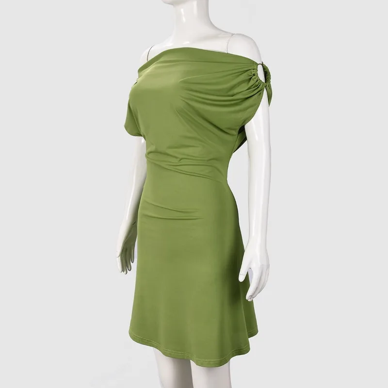 

Slim Personality Hottie One-shoulder Women's Dress