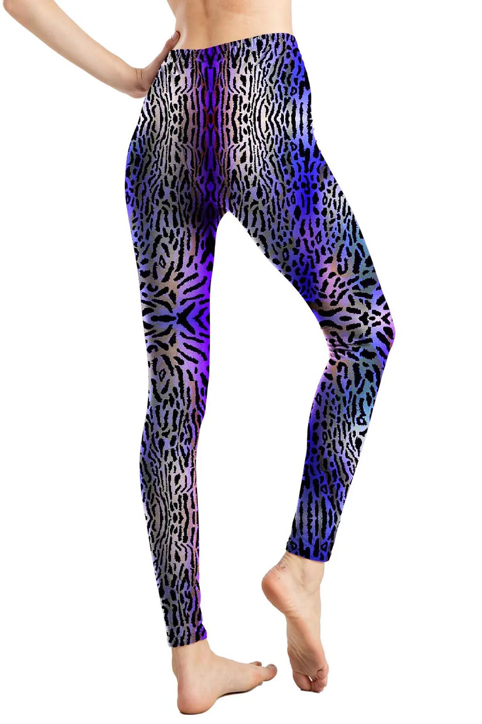 Leopard Leggings Printed High Waist Wildthing Leopard Elasticity Pants Soft Trousers For Women Workout Tights Fitness Outfits