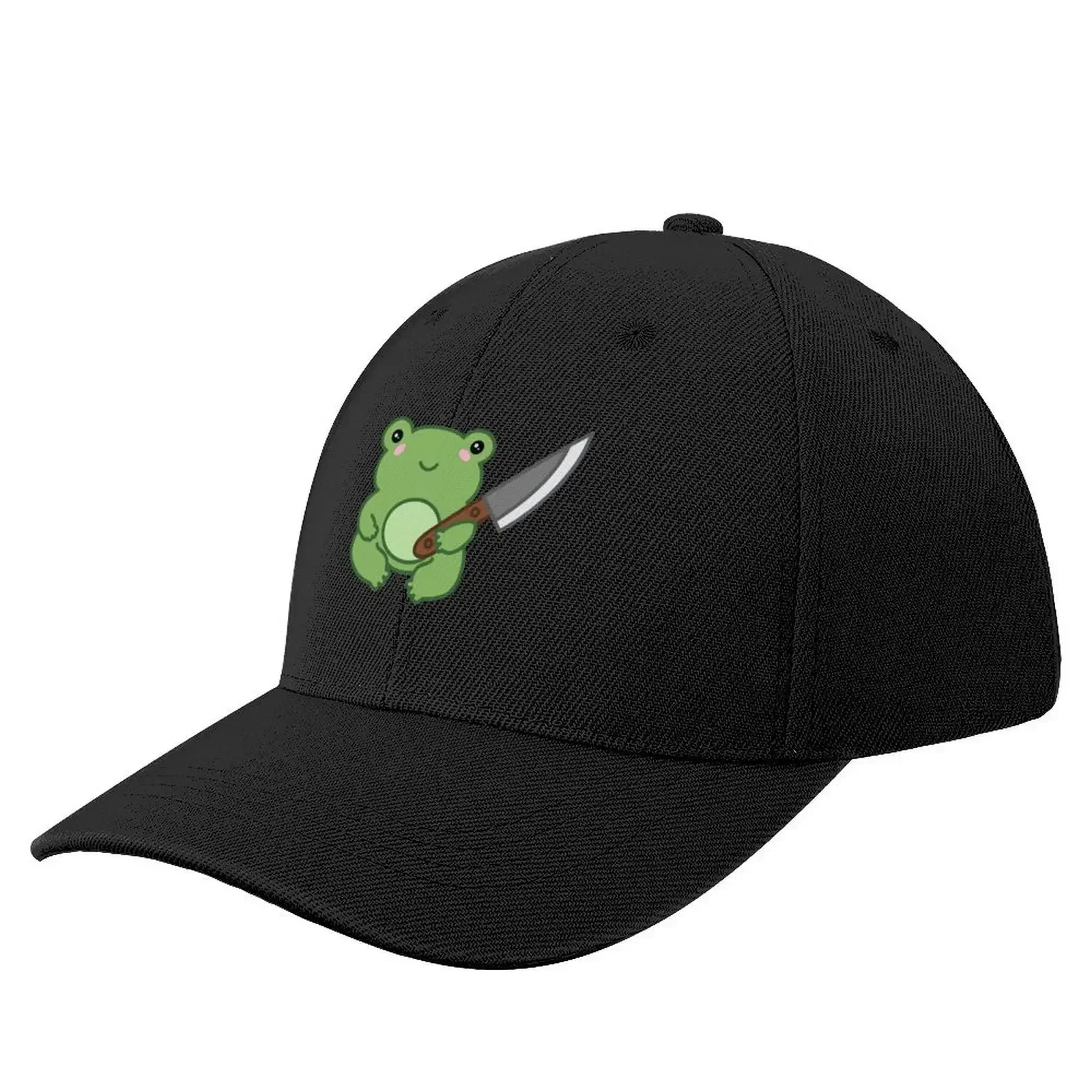 Frog With A Knife Baseball Cap Golf dad hat Women Men's