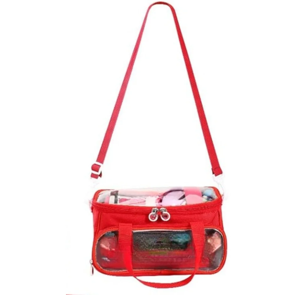 Compact For toniebox Carrying Case with Clear Identification Panel Shoulder Strap and Acoustic Mesh for Real-Time Audio Output