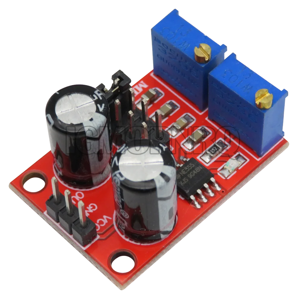 NE555 pulse frequency duty cycle adjustable module 5V-12V square/rectangular wave signal generator stepping motor driver