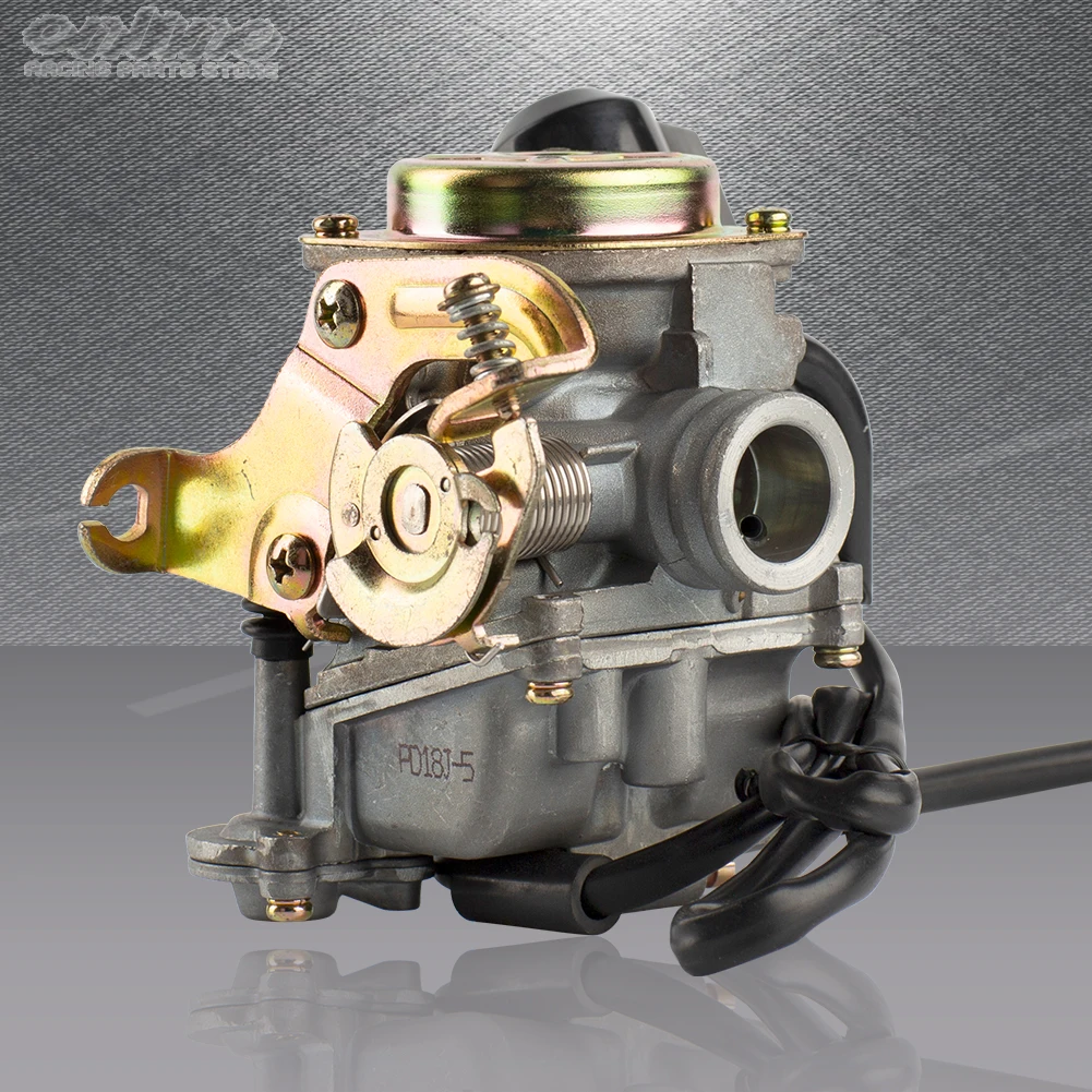 18mm PD18J Carburetor Carb For GY6 50cc 139QMB 139QMA 4 Stroke GY6 Engine Moped Scooter For Eagle 49cc Motocross Accessories