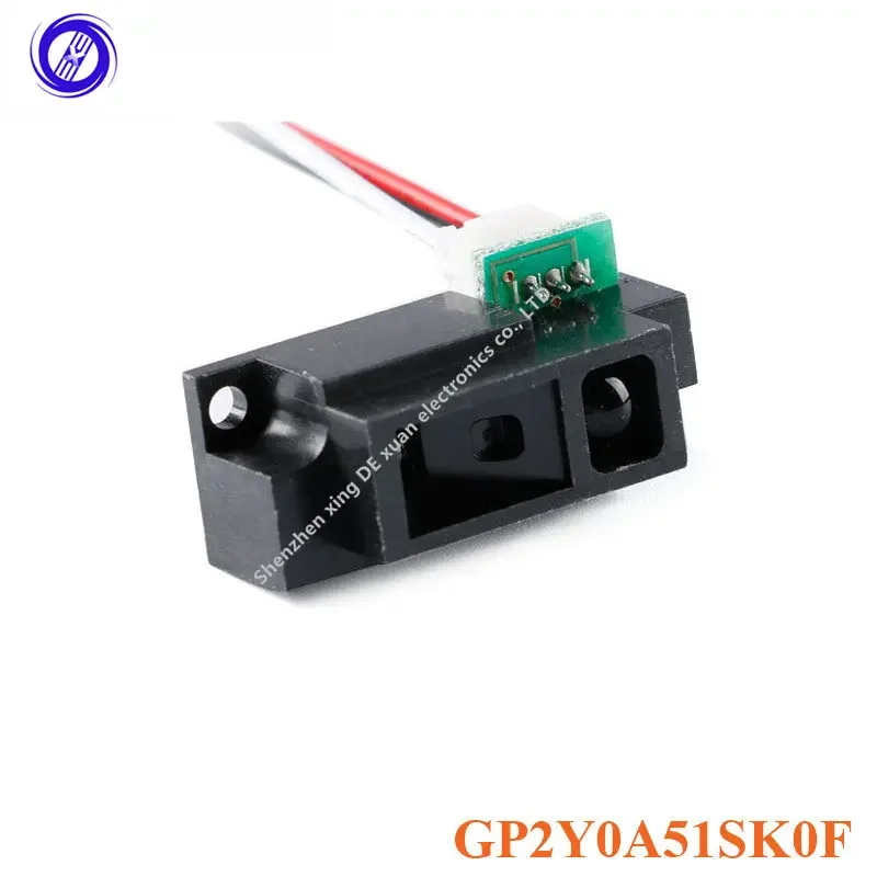 Módulo sensor de distância de proximidade gp2y0a51sk0f, distância de 2-15cm, medição de saída i2c iic com cabo