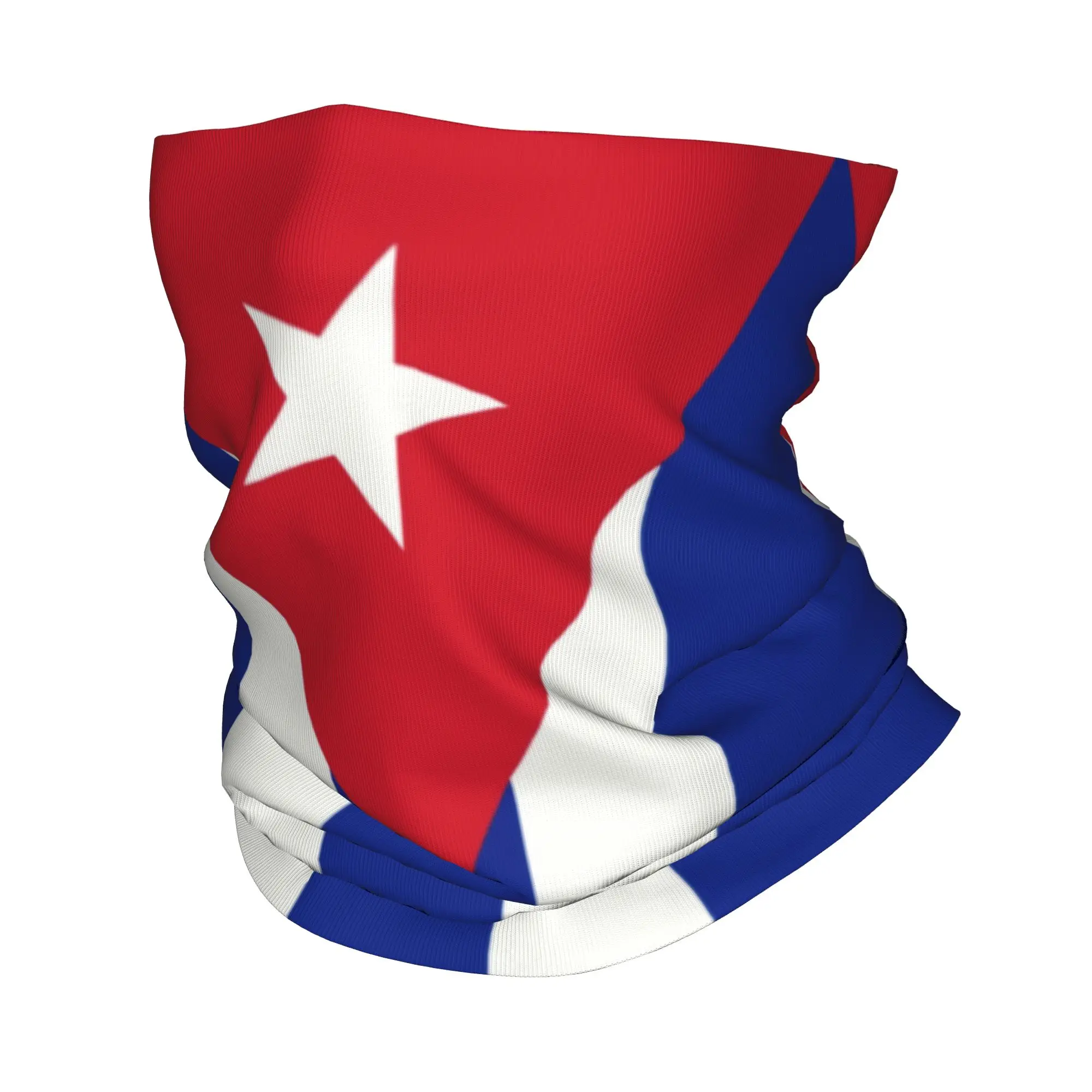 

Бандана на заказ с флагом Кубы, теплый шарф для женщин и мужчин, зимний лыжный походный шарф, гетры, кубинский патриотический чехол для лица