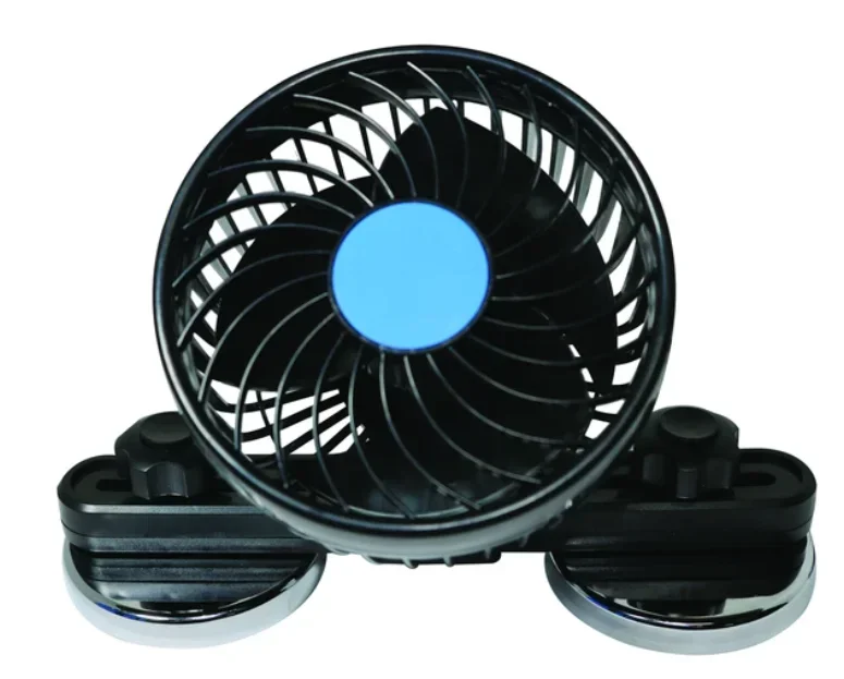 High Quality 4.5'' Black DC12V 24V Car Fans Cooling Mini portable USB Adjustable with Magnet Auto SUV Truck Forklift Fans