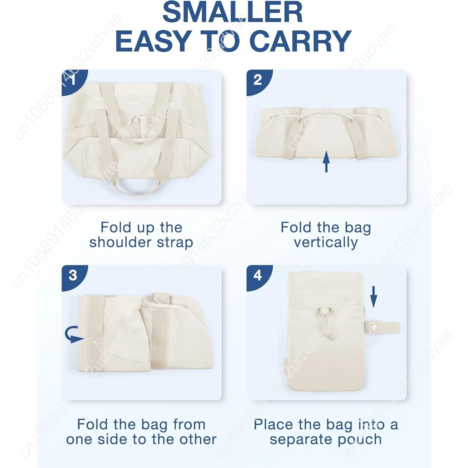 BAGSMART Tote Bag for Women, Tote Shoulder Bag with Laptop Compartment and Zipper Handbag for Travel, Work