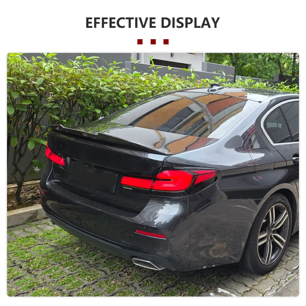 

Карбоновый задний спойлер для BMW 5 серии G30 530i 540i M550i F90 M5 2017-2023, спойлер-крыло для багажника