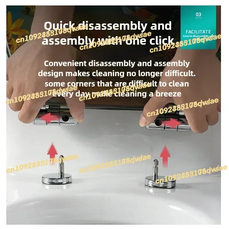 اليوريا الفورمالديهايد الراتنج غطاء المرحاض العالمي سميكة المرحاض اكسسوارات الحمام عازلة تفكيك سريع كتم