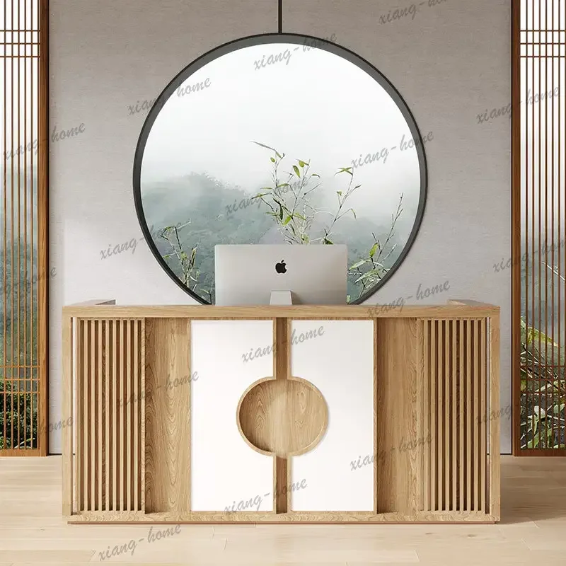 LS120 160 180 200 220 240cm modern design reception counter reception desk Computer desk bureaux de travail designer furniture