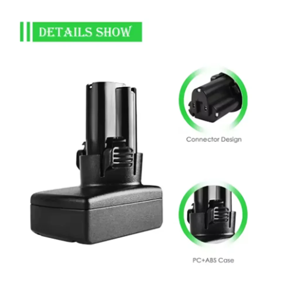 

10.8V for makita BL1014 BL1013 6000mAh 12V Max Lithium Battery TD090DW 194551-4 TD090D LCT203W LCT204 194550-6 DF030D