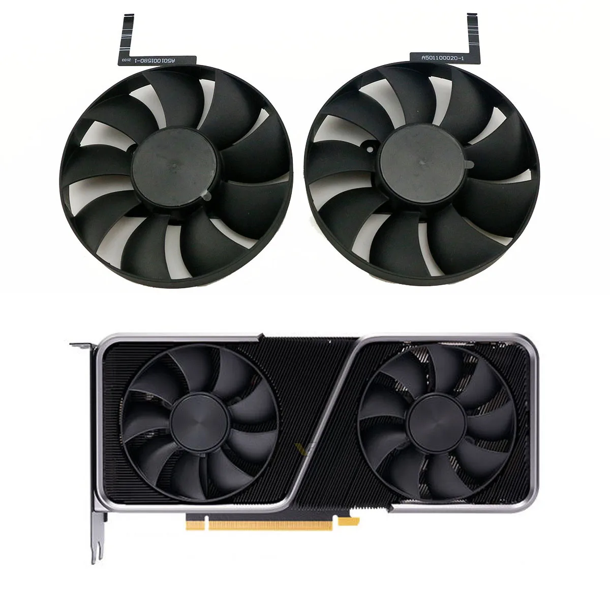 Ventilador da Placa Gráfica Nvidia Geforce Rtx 3070 Ventilador Gpu Substituição 85 mm Dapc0815b2up004 Rtx3070 Novo