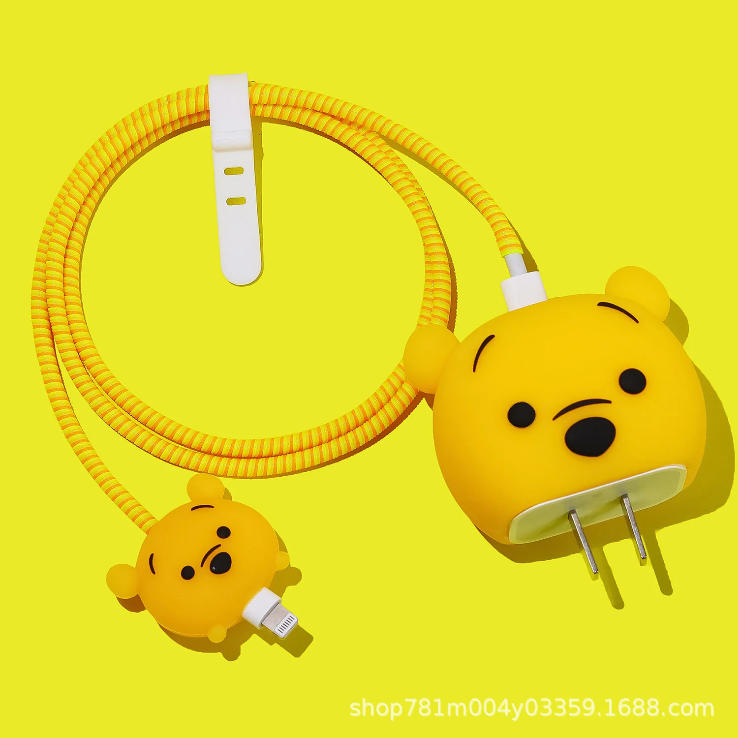 MINISO Sanrio Anime Hello Kitty Kuromi Accessories Anti-Bite Protective Winder Cable for IPhone Charger Protective Cover Gift