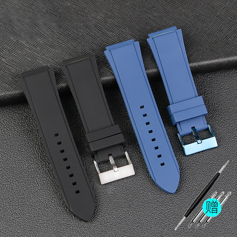 For Guess W0040G5 W0040G3 W0247G3 Waterproof Silicone Watch Strap Men\'s Watch Band 22mm Soft