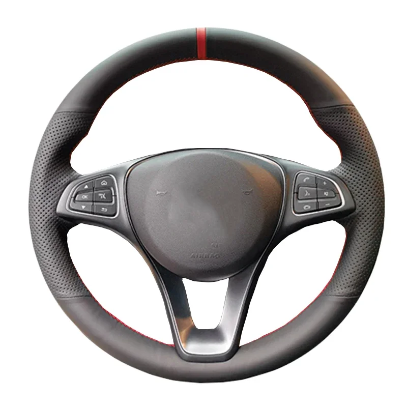 Черная противоскользящая искусственная кожа для Mercedes-Benz Vito III ( W447 ) 2015-2020