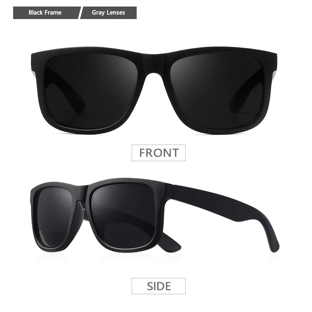 CRIXALIS Quadratische polarisierte Sonnenbrille für Damen und Herren, Vintage-Mode, Fahren, Angeln, Outdoor, Klettern, Spiegel, UV400-Schutz – Detail 6