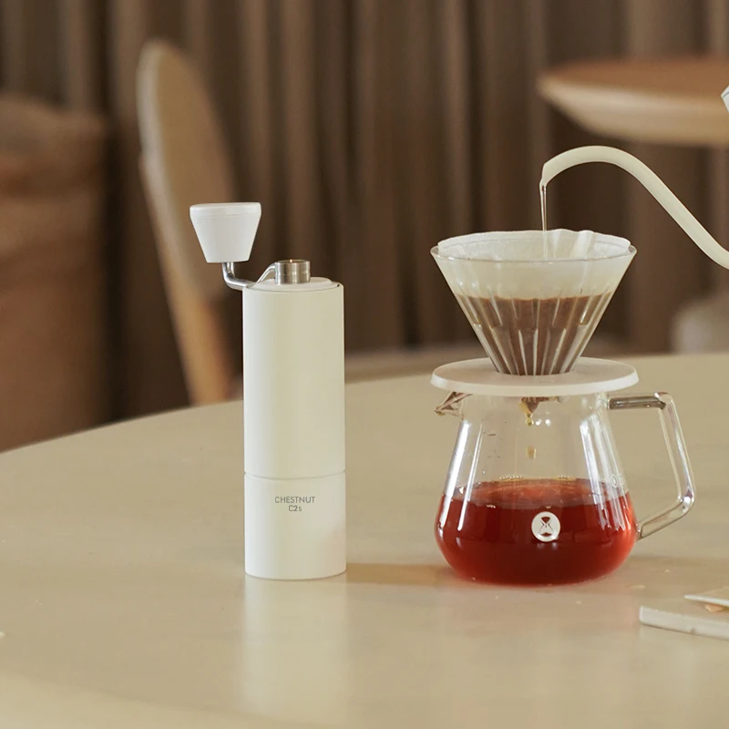 

TIMEMORE Upgraded Chestnut C2S Manual Coffee Grinder Portable All-Metal Body Coffee Mill For Different Brewing Methods