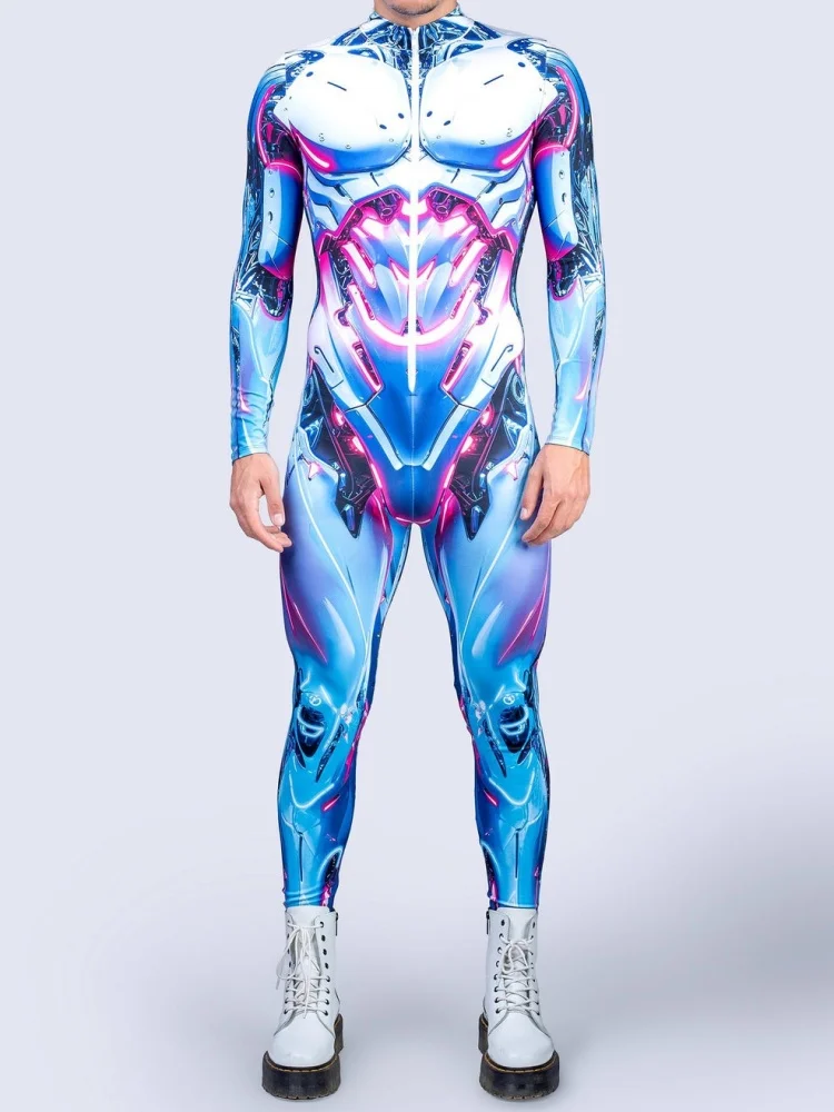 Ghost In The Shell Kostüm Paar Party Team Rollenspiel Karneval Outfit Aufführungen Jumpsuit Cosplay Bühnen-Bodysuit – Detail 6
