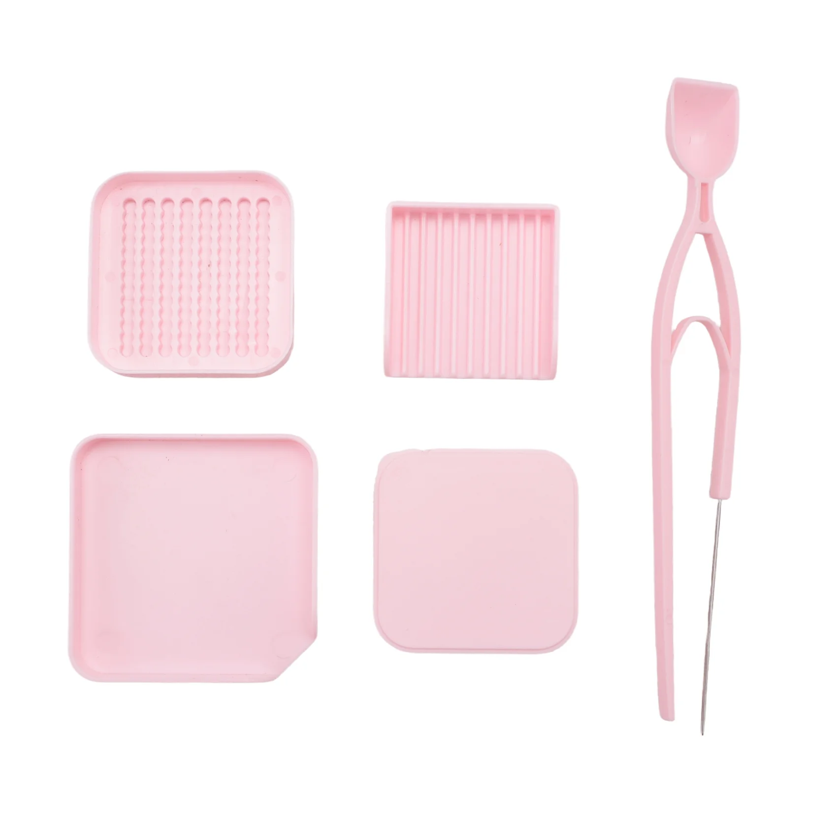 B84B-Bean Sorting Tray Set Of Three Fuse Beads Picking Tray Kit Including One Bean Box,Bead Storage One Bean Scoop