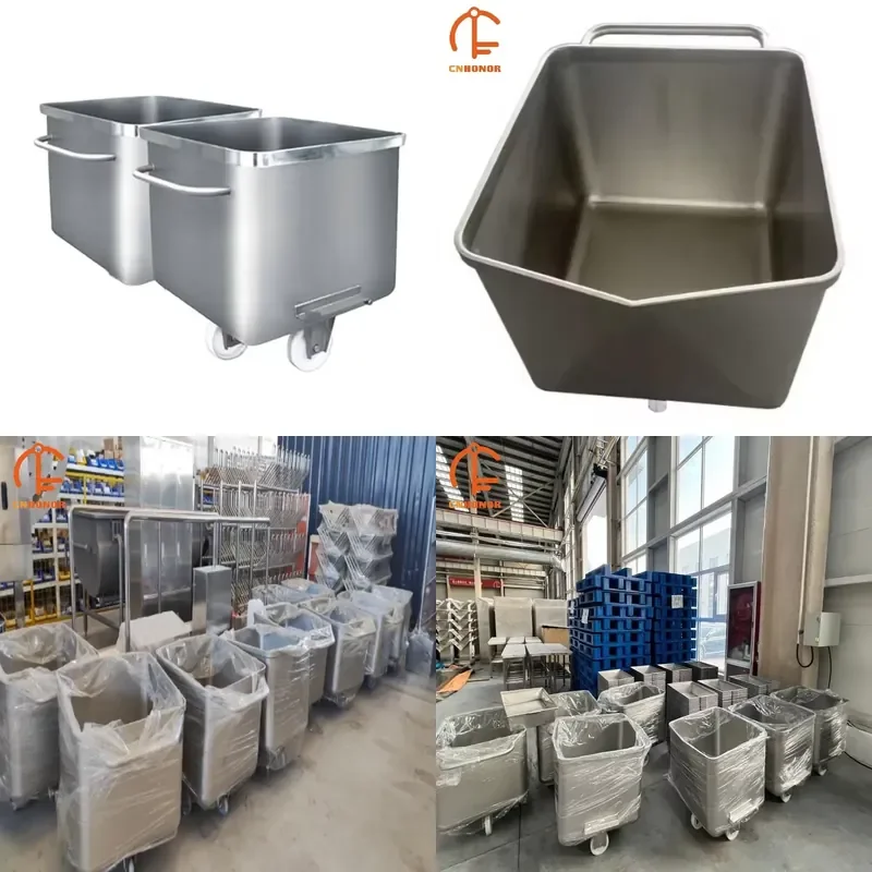 Meat trolleys for industrial production lines Industrial production machines for food processing equipment 1