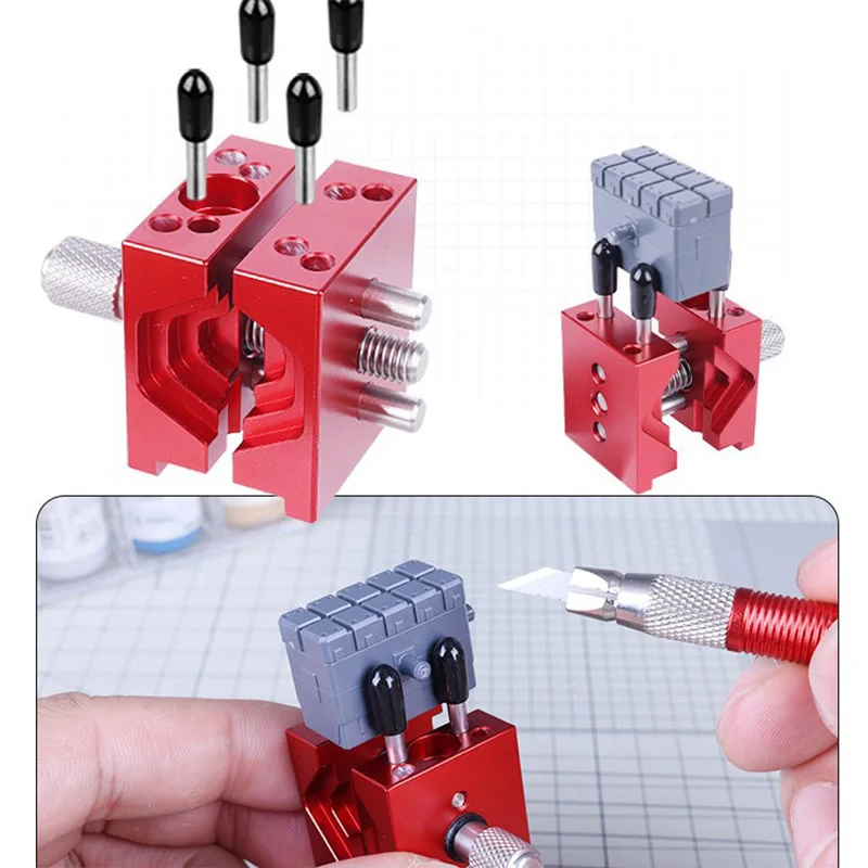 

DIY Tool Mini Multi functional Handheld Alloy Face Mask and Alloy Bracket Suitable for Miniature Model Fixing Tool