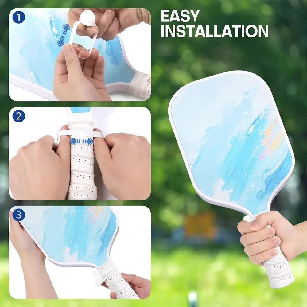 2PCS Ergonomic Design Pickleball Grip Insert Stable Grip Finger Rest Pickleball Finger Rest Enhanced Control
