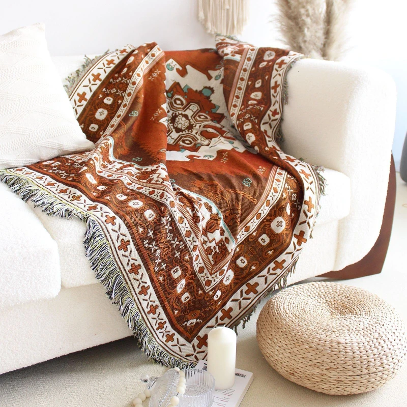 Casual Blankets Carpet Decoration Blanket Carpet Sofa Woven Blankets Single Tapestry Sofa Blanket Throw Blankets