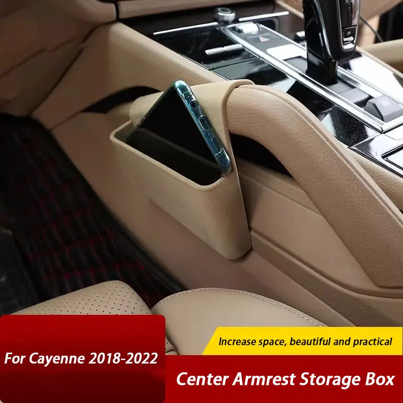 

Для Porsche Cayenne 92A 9YA 2018 2019 2020 2021 2022 аксессуары ABS салон автомобиля центральная консоль подлокотник боковой ящик для хранения