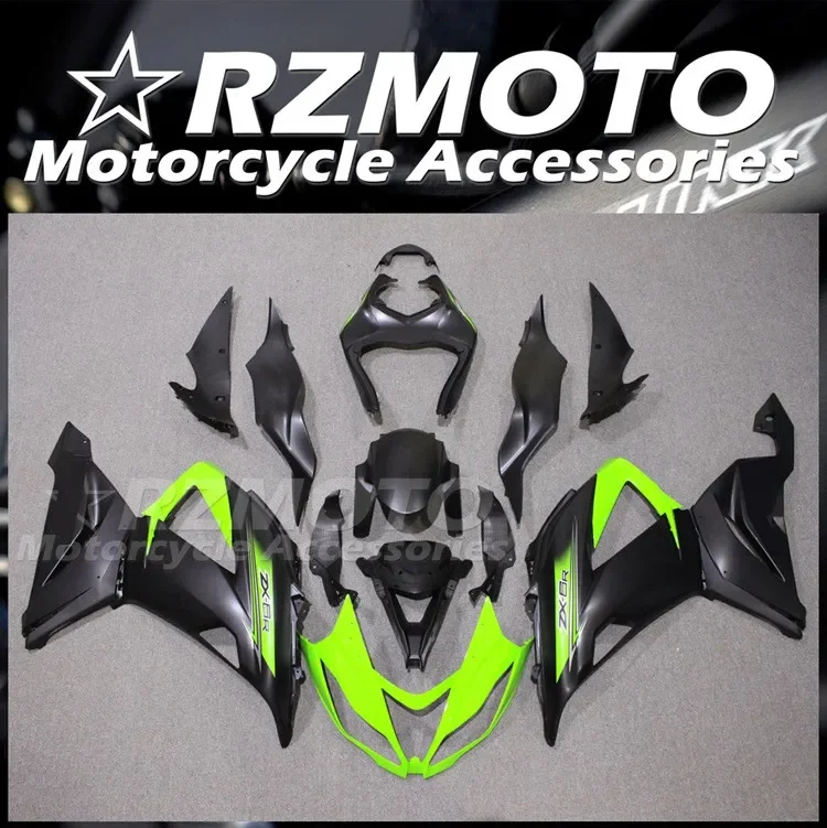 New ABS Fairings Kit Fit For KAWASAKI ZX-6R 13 14 15 16 17 ZX6R 636 2013 2014 2015 2016 2017 2018 Bodywork Set Green Black