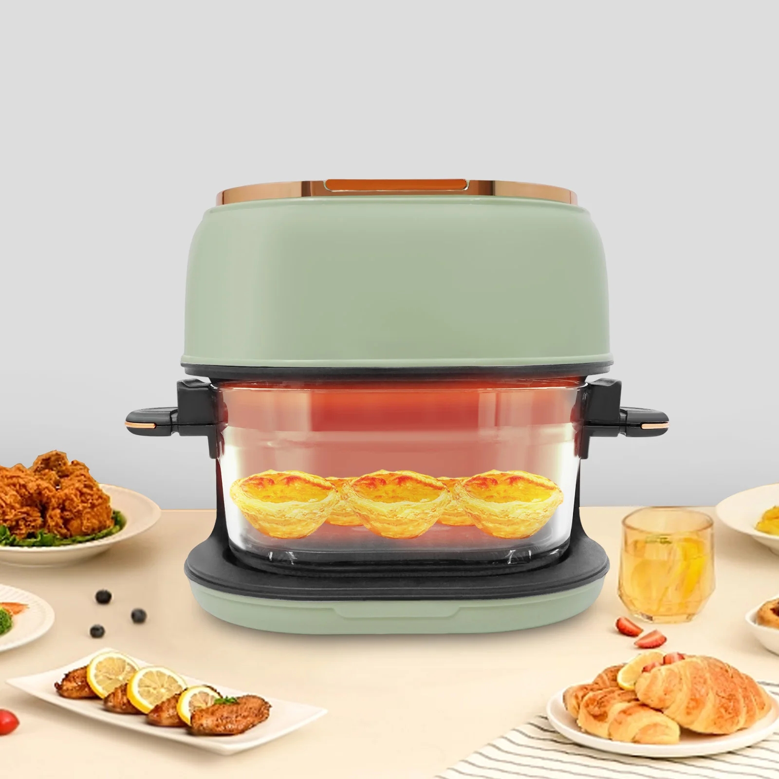 

Аэрофритюрница, быстрое равномерное распределение тепла, 4,23 кварты, кухонное пространство, настраиваемые настройки приготовления пищи для дома, ресторана, школы, кафетерии