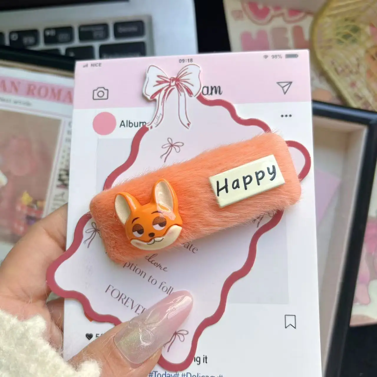 10 قطعة جديد لـ Zootopia2 مقاطع الشعر والاكسسوارات دبابيس الشعر للأطفال للعصابات والشعر القصير BB مقاطع وبطاقات الشعر Kawaii Christmas