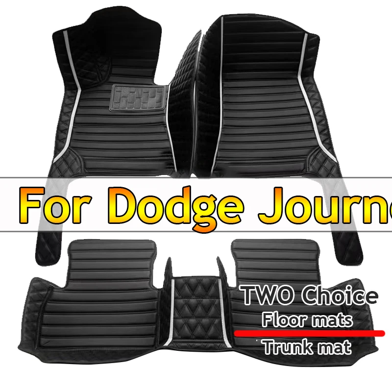 Car Floor Mats For Dodge Journey Fiat Freemont 2011~2019 7seat Waterproof Tapetes Para Automovil Car Matts Floor Car Accessories